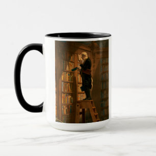 The Bookworm, 1861 by Carl Spitzweg Mug