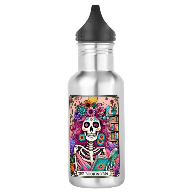 The Bookworm  532 Ml Water Bottle (Left)