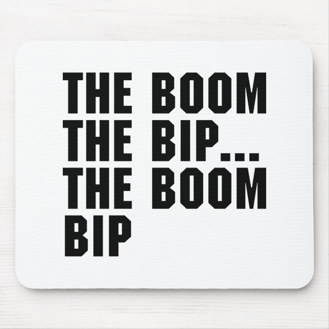 The Boom Bip Mouse Mat (Front)