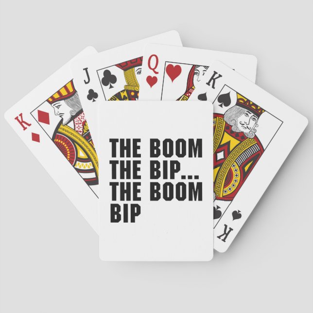 The Boom Bip Playing Cards (Back)