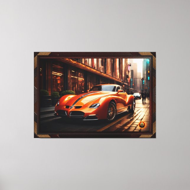 The Boomerang RTZ Sports Coupe Canvas Print (Front)