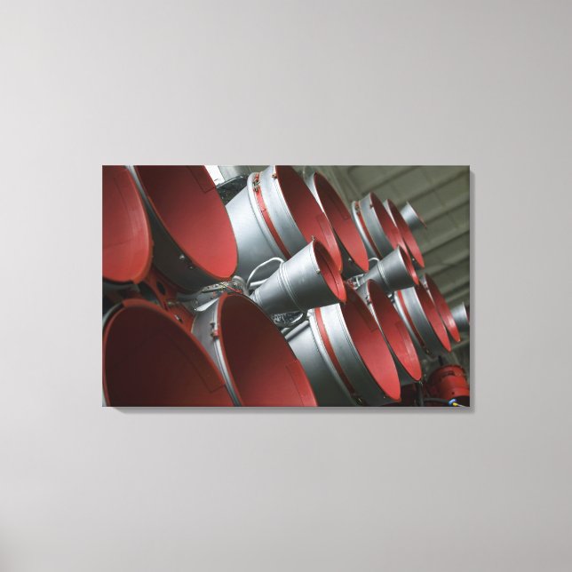 The boosters of the Soyuz TMA-14 spacecraft 2 Canvas Print (Front)