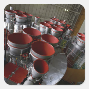 The boosters of the Soyuz TMA-14 spacecraft 2 Square Sticker