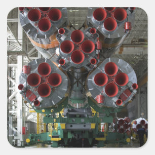 The boosters of the Soyuz TMA-14 spacecraft Square Sticker
