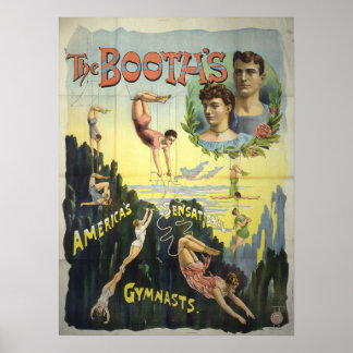 The Booths Gymnasts Poster