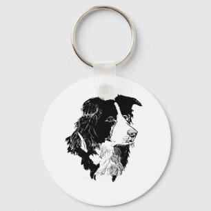 THE BORDER COLLIE KEY RING