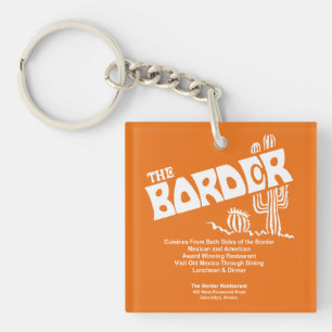 The Border Restaurant, Glen Ellyn, IL Key Ring