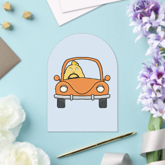 The Bored Driver Acrylic Invitations