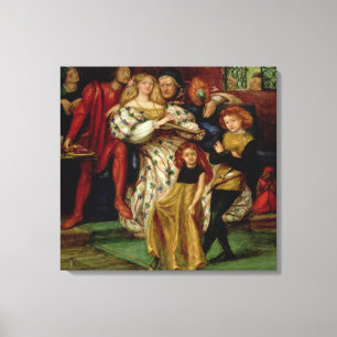 The Borgia Family, 1863 Canvas Print