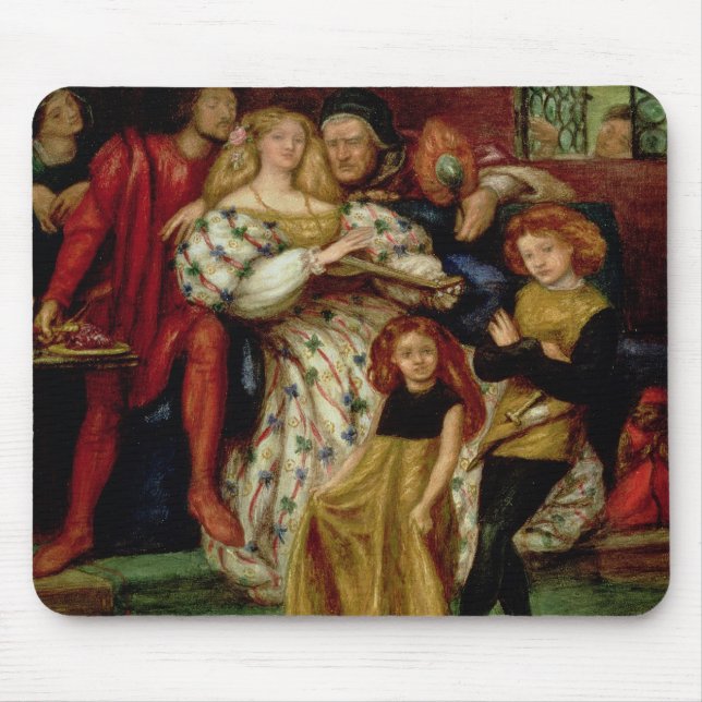 The Borgia Family, 1863 Mouse Mat (Front)