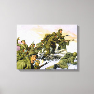 The Borinqueneers By Dominic D'Andrea Canvas Print