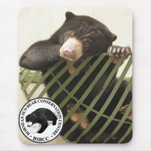 The Bornean Sun Bear Conservation Centre Mouse Mat (Front)