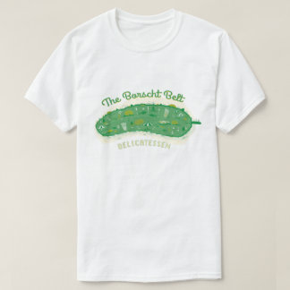 The Borscht Belt Deli Map  T-Shirt