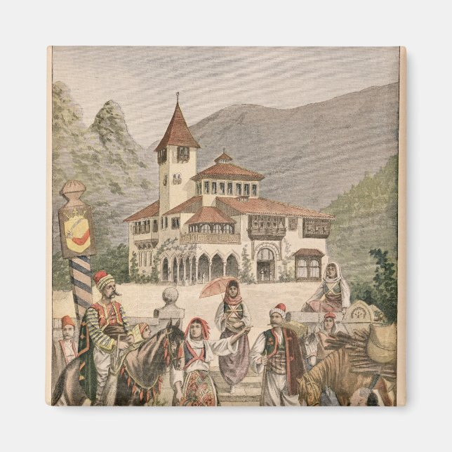 The Bosnian Pavilion at the Universal Exhibition Magnet (Front)