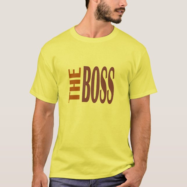 THE BOSS BROWNY T-Shirt (Front)