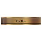 The Boss Executive Desk Name Plates