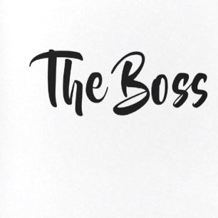THE BOSS GLASS COASTER