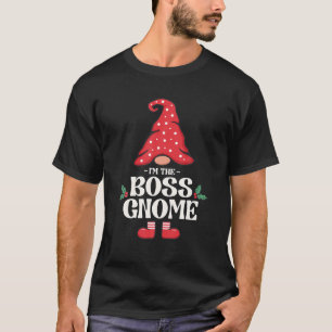 The Boss Gnome Funny Family Matching Group T-Shirt