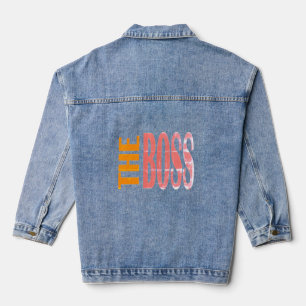 THE BOSS - grunge Denim Jacket