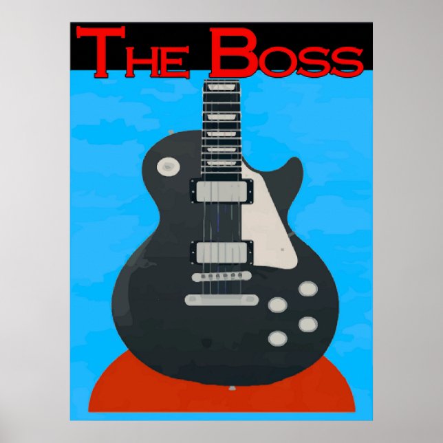 The Boss, Guitar Poster (Front)
