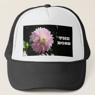 THE BOSS hats Pink Dahlia Flowers nature gifts