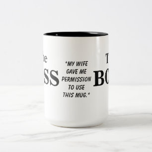 The Boss Husband Humour Mug