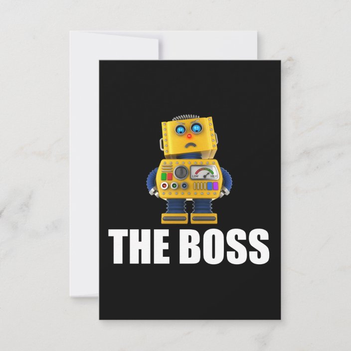 The Boss Invitation | Zazzle.co.uk