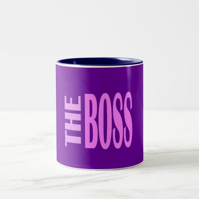 THE BOSS PINKY Two-Tone COFFEE MUG (Center)