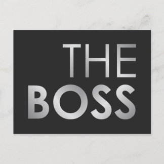 The Boss Postcard