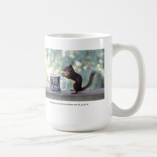 "The Boss" Squirrel Coffee Mug