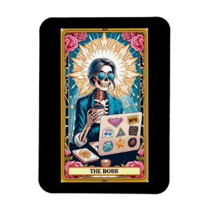 The Boss Tarot Card Magnet