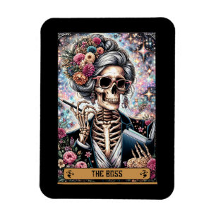 The Boss Tarot Card Magnet