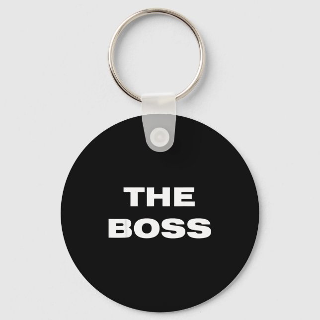 The Boss - The Real Boss Couple  Key Ring (Front)