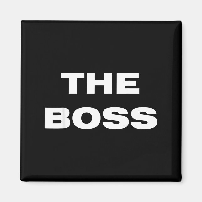 The Boss - The Real Boss Couple  Magnet (Front)