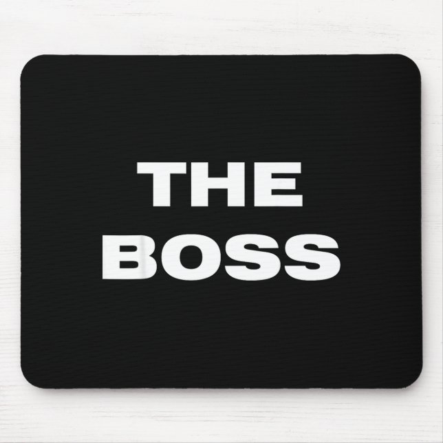 The Boss - The Real Boss Couple  Mouse Mat (Front)