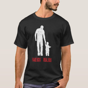 The Boss The Real Boss Fathers Day Dad Son Daughte T-Shirt