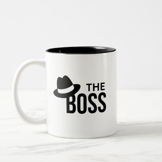The Boss  Two-Tone Coffee Mug (Left)