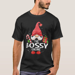 The Bossy Gnome Christmas Matching Family T-Shirt