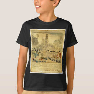 The Boston Massacre by Paul Revere T-Shirt