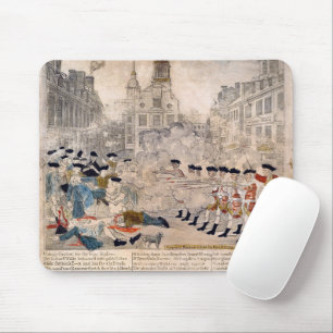 The Boston Massacre Paul Revere King Street Mouse Mat