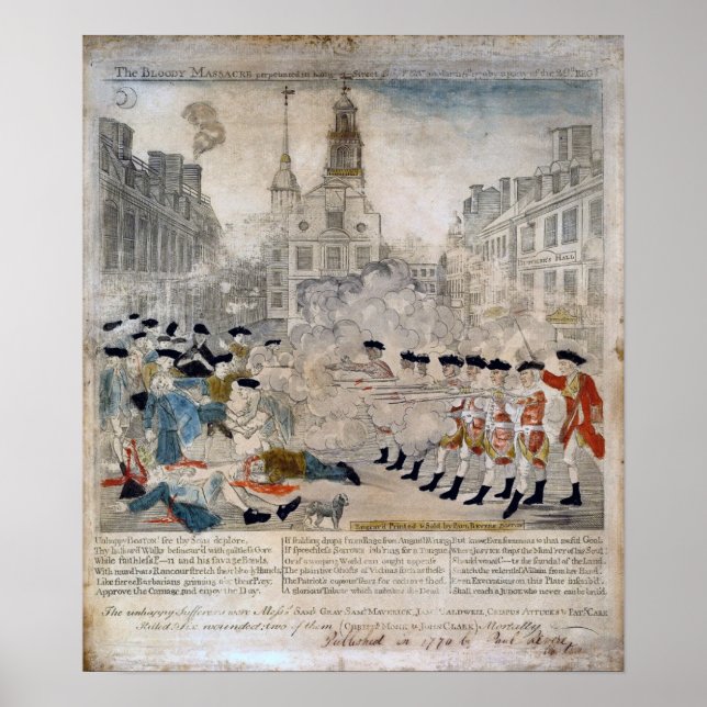 The Boston Massacre Poster (Front)