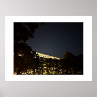 "The Bosuil Stadium by Night" -  Poster