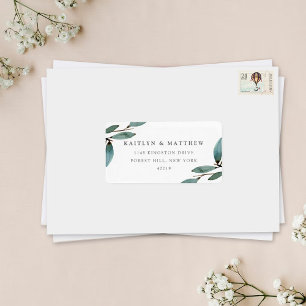 The Botanical Bliss Wedding Collection Label