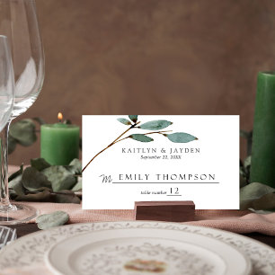 The Botanical Bliss Wedding Collection Place Card