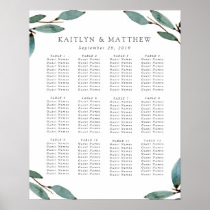 The Botanical Bliss Wedding Collection Poster