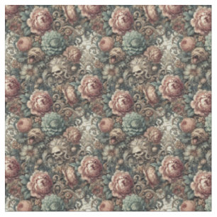 The Botanist’s Curse – Gothic Dense Tile Fabric