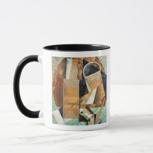 The Bottle of Banyuls, 1914 (gouache & collage) Mug