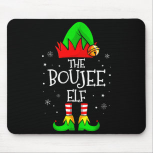 The Boujee Elf Group Matching Family Christmas Xma Mouse Mat