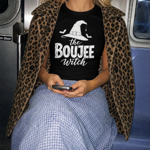 The Boujee Witch Matching Halloween Design T-Shirt