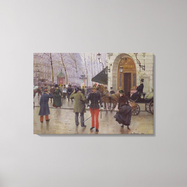 The Boulevard des Capucines Canvas Print (Front)